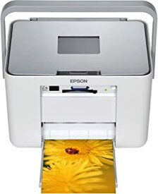 【中古】EPSON Colorio me コンパクトフォトプリンタ 3.6型TFTカラー液晶 高速通信標準搭載 Ice Silver E-530S