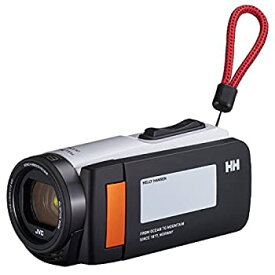 【中古】JVCKENWOOD HELLY HANSEN×JVC ビデオカメラ Everio R 防水 防塵 32GB ノルディックホワイト GZ-HH140-WB