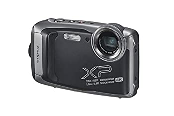 【エントリーでポイント10倍】 FUJIFILM 防水カメラ XP140 ダークシルバー FX-XP140DSのサムネイル
