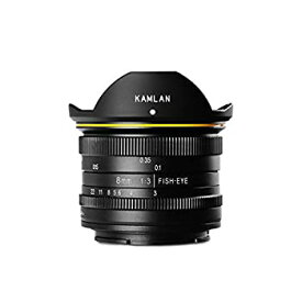 【中古】KAMLAN 交換レンズ 単焦点魚眼レンズ 8mm F3.0 ソニーEマウント用 APS-C対応 フィッシュアイ