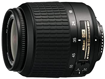 【中古】Nikon AF-S DX Zoom Nikkor ED 18-55mm F3.5-5.6G ブラック デジタル一眼レフ用 その他