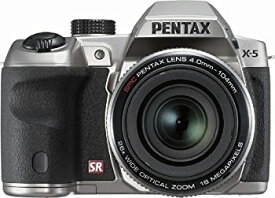 【中古】PENTAX X-5 クラシックシルバー 1 600万画素 超広角-超望遠ズームレンズ 単3型電池仕様 デュアル手ぶれ補正 高速連写 X-5 CLASSIC SILVER 12775