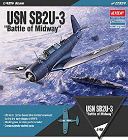 【中古】アカデミー 1/48th Scale USN SB2U-3 Battle of Midway #12324 ACADEMY HOBBY MODEL KITS