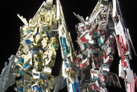 【中古】ガンダムフロント東京限定 HG1/144 ユニコーンガンダム3号機フェネクス(デストロイモード)Ver.GFT LIMITED GOLD & SILVER COATING SET