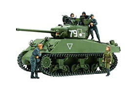 【中古】(未使用品)タミヤ スケール限定シリーズ 1/35 ソビエト M4A2 (76) W シャーマン戦車 (人形6体付き) 25105
