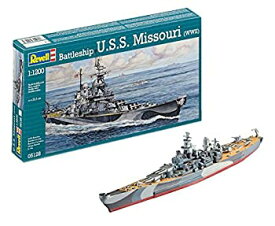 【中古】ドイツレベル 1/1200 U.S.S. 戦艦ミズーリ 第二次世界大戦 05128 プラモデル