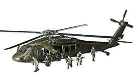 【中古】ハセガワ 1/72 アメリカ陸軍 UH-60A ブラックホーク プラモデル D3