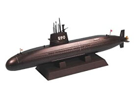 【中古】(未使用品)ピットロード 1/350 海上自衛隊 潜水艦 SS-590 おやしお JB09