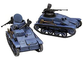 【中古】ファインモールド ガールズ&パンツァー リボンの武者 九四式軽装甲車 鬼チーム スーパー改 & 無人砲塔仕様 2台セット 1/35スケール プラモデル 4