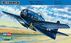【中古】ホビーボス 1/48 エアクラフトシリーズ F8F-1 ベアキャット プラモデル