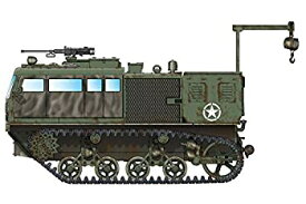 【中古】ホビーボス 1/72 ファイティングヴィークルシリーズ M4ハイスピード・トラクター 155mm/8インチ/240mm用 プラモデル 82921