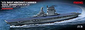 【中古】モンモデル 1/700 アメリカ海軍航空母艦レキシントン CV-2 色分け済みプラモデル MENPS-002