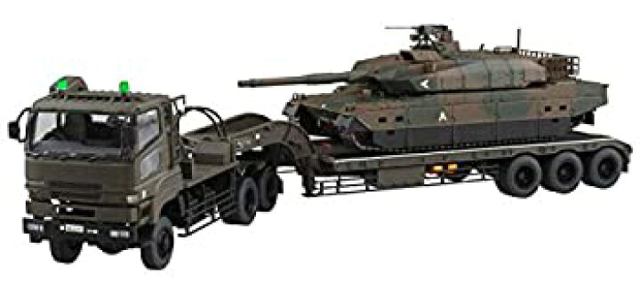 楽天市場 中古 青島文化教材社 1 72 ミリタリーモデルキットシリーズ No 16 陸上自衛隊 10式戦車 73式特大型セミトレーラー付属 プラモデル Goodlifestore
