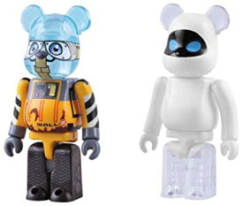 【中古】（非常に良い）BE@RBRICK WALL・E & EVE 2PACK(ABS&PVC塗装済みアクションフィギュア)