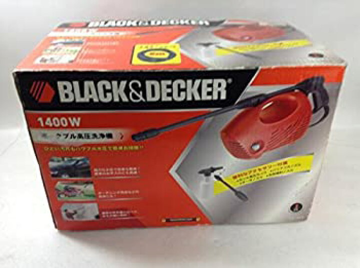 楽天市場】【中古】（非常に良い）BLACK&DECKER ポータブル高圧洗浄機 
