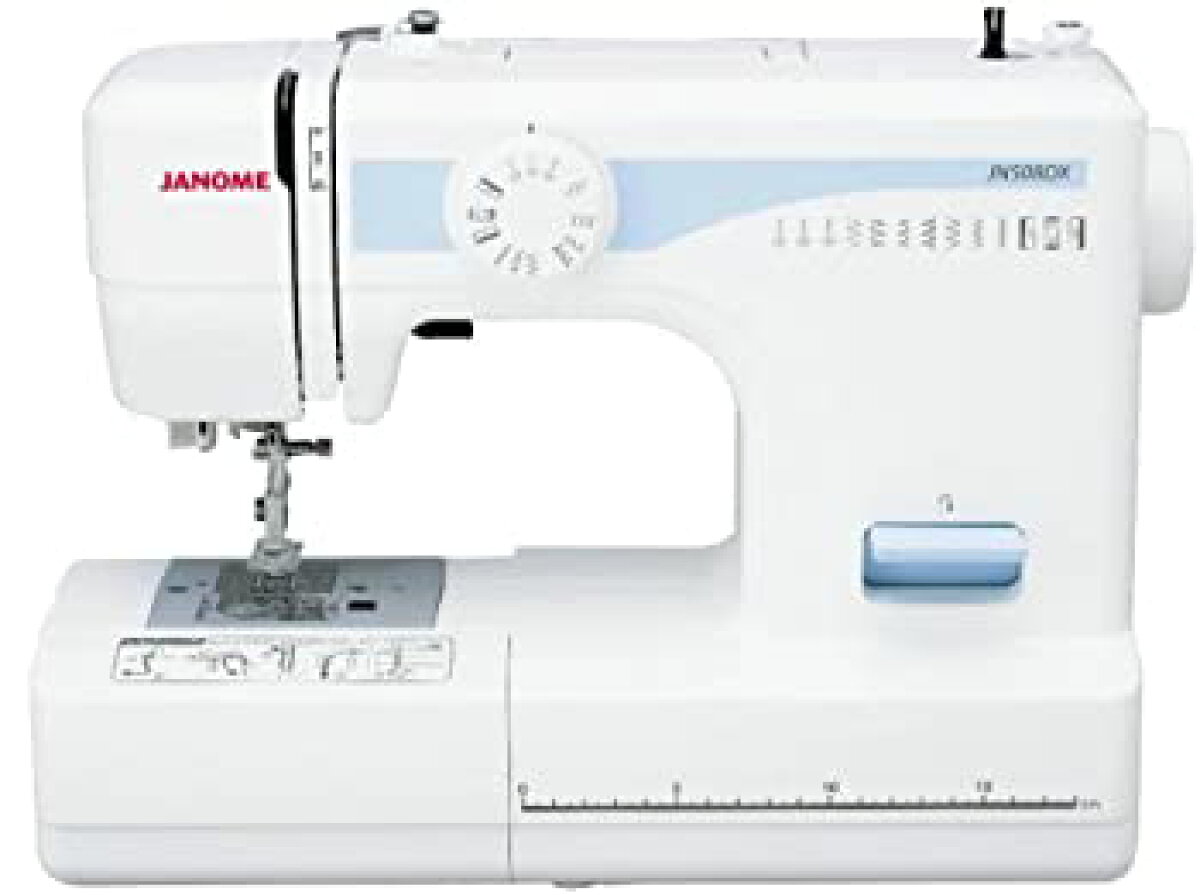 中古】JANOME 電動ミシン 「両手が使えるフットコントローラータイプ 