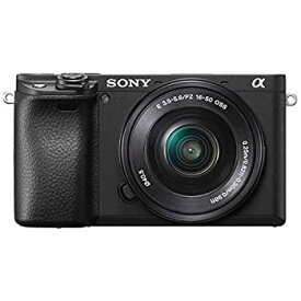 【中古】ソニー SONY ミラーレス一眼 α6400 パワーズームレンズキット E PZ 16-50mm F3.5-5.6 OSS ブラック 幅 120mm 高さ 66.9mm 奥行き 48.8mmILCE-64