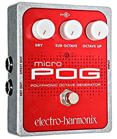 【中古】(未使用品)electro-harmonix エレクトロハーモニクス エフェクター ポリフォニックオクターブジェネレーター Micro POG