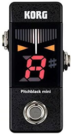 【中古】KORG ギター/ベース用 ペダルチューナー Pitchblack mini PB-MINI コンパクト 省スペース ±0.1セントの高精度 カラー表示 ストロボチューニング