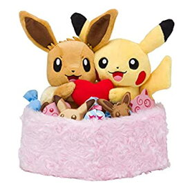 【中古】ポケモンセンターオリジナル ぬいぐるみ シーズン ピカチュウ&イーブイ 冬