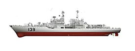 【中古】トランペッター 1/350 中国現用艦艇シリーズ 中国人民解放軍海軍 GGD-139 「ニンボー」