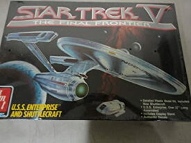 【中古】(未使用品)#6876 AMT Star Trek V the Final Frontier U.s.s. Enterprise and Shuttlecraft Plastic Model Kit needs Assembly