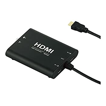 【中古】iBUFFALO HDMI切替器HEAC対応2ポート Nintendo Switch動作確認済 BSAK202