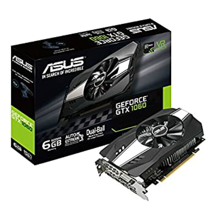 楽天市場】【中古】ASUS NVIDIA GeForce GTX 1060 搭載 シングルファン 