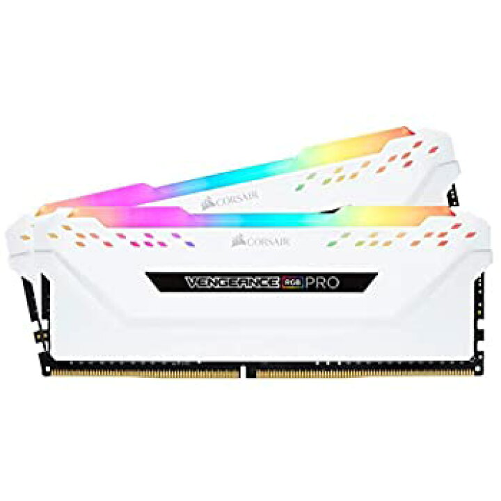 楽天市場】【中古】CORSAIR DDR4-2666MHz デスクトップPC用 メモリモジュール VENGEANCE RGB PRO シリーズ  16GB [8GB×2枚] CMW16GX4M2A2666C16W : GoodLifeStore
