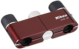 【中古】(未使用品)Nikon 双眼鏡 遊 4X10D CF ダハプリズム式 4倍10口径 ワインレッド 4X10DCF (日本製)