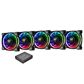 【中古】Thermaltake Riing Plus 14 RGB Radiator Fan TT Premium Edition -5Pack- ケースファン FN1089CL-F057-PL14SW-A