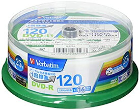 【中古】(未使用品)三菱ケミカルメディア Verbatim 1回録画用DVD-R(CPRM) VHR12JP25V1 (片面1層/1-16倍速/25枚)
