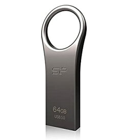 【中古】シリコンパワー USBメモリ 64GB USB3.0 亜鉛合金ボディ 防水 防塵 耐衝撃 Jewel J80 SP064GBUF3J80V1T