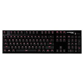 【中古】キングストン Kingston ゲーミングキーボード HyperX Alloy FPS HX-KB1RD1-NA/A3 FPSゲーム向け USB充電ポート 赤軸 LEDバックライト