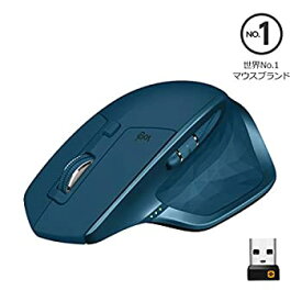 【中古】ロジクール ワイヤレスマウス 無線 マウス MX Master 2S MX2100sMT Unifying Bluetooth 高速充電式 FLOW対応 7ボタン windows mac iPad OS 対応