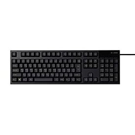 【中古】東プレ REALFORCE R2 日本語108配列 静電容量無接点方式 USBキーボード 荷重45g レーザー刻印 かな表記なし ブラック R2-JP4-BK