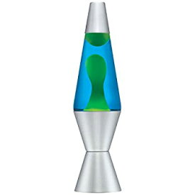 【中古】Lava Lite 2124 14.5-Inch Classic Silver-Based Lava Lamp Yellow Wax/Blue Liquid by Lava Lite [並行輸入品]