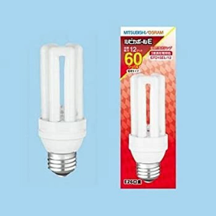 楽天市場】【中古】三菱 電球形蛍光ランプ 《ルピカボールE》 60W形 