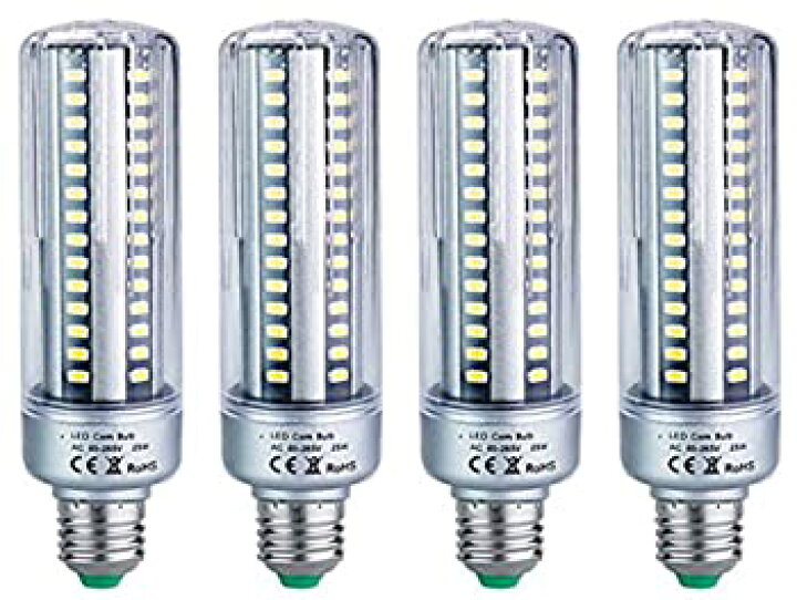 楽天市場】【中古】Bulbright 4個入 25W LED 水銀灯/コーン型電球 