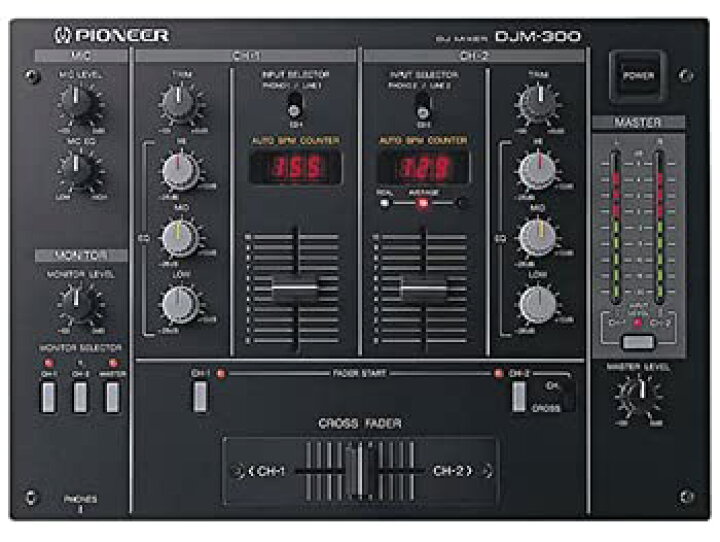 楽天市場】【中古】PIONEER パフォーマンスDJミキサー DJM-300 
