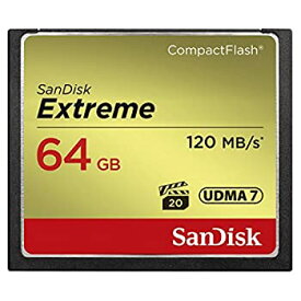 【中古】Sandisk ( サンディスク ) 64GB コンパクトフラッシュメモリーカード EXTREME ( 最大読込 120MB/s 最大書込 85MB/s ) SDCFXSB-064G-G46 ［ 海外