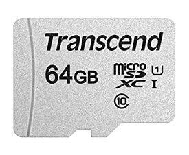 【中古】Transcend microSDXCカード 64GB 3D TLC UHS-I Class10 TS64GUSD300S