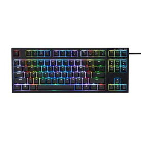 【中古】東プレ RealForce リアルフォース ゲーミングーボード 英語配列 テンキーレス LEDバックライト搭載REALFORCE R2 RGB TKL US R2TLA-US4G-BK