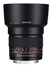 【中古】(未使用品)SAMYANG 単焦点 レンズ 85mm F1.4 キヤノン EF用 フルサイズ対応