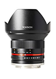 【中古】Rokinon 12mm F2.0 NCS CS Ultra Wide Angle Lens Sony E-Mount (NEX) (Black) (RK12M-E)並行輸入