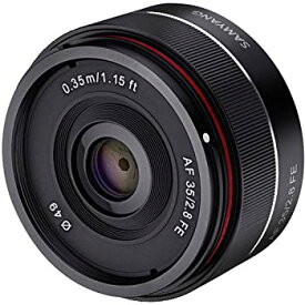 【中古】Samyang syio35af-e 35?mm f / 2.8超コンパクトWide Angle Lens for Sony Eマウントフルフレーム、ブラック