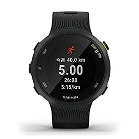 【中古】GARMIN(ガーミン) ForeAthlete 45 Black 心拍 歩数 防水 軽量