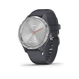 【中古】GARMIN vivomove 3S Granite Blue / Silver 010-02238-70