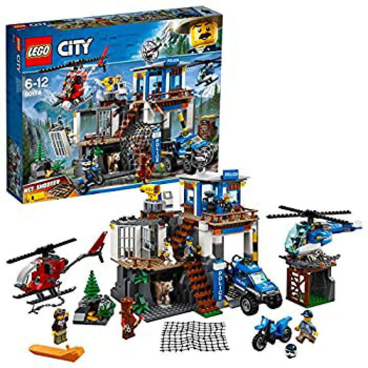 楽天市場】【中古】レゴ(LEGO) シティ 山のポリス指令基地 60174 