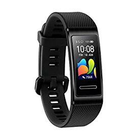 【中古】HUAWEI Band 4 pro/グラファイトブラック 内臓GPS搭載/リアルタイムトレーニング/24時間心拍測定